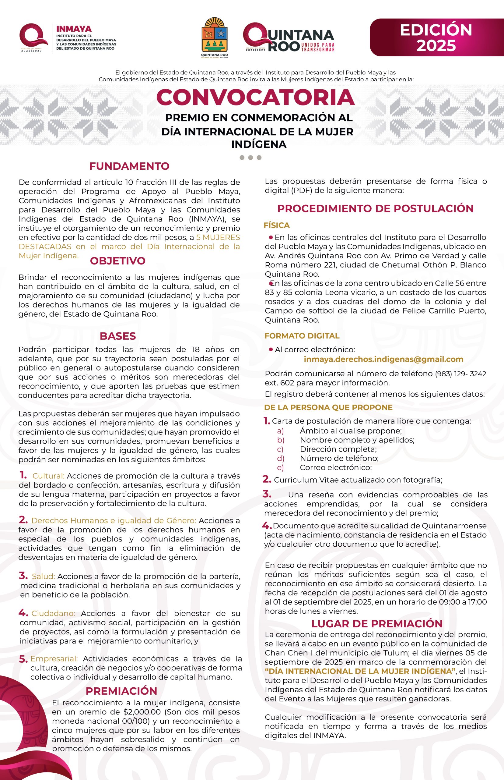 Convocatoria Imagen